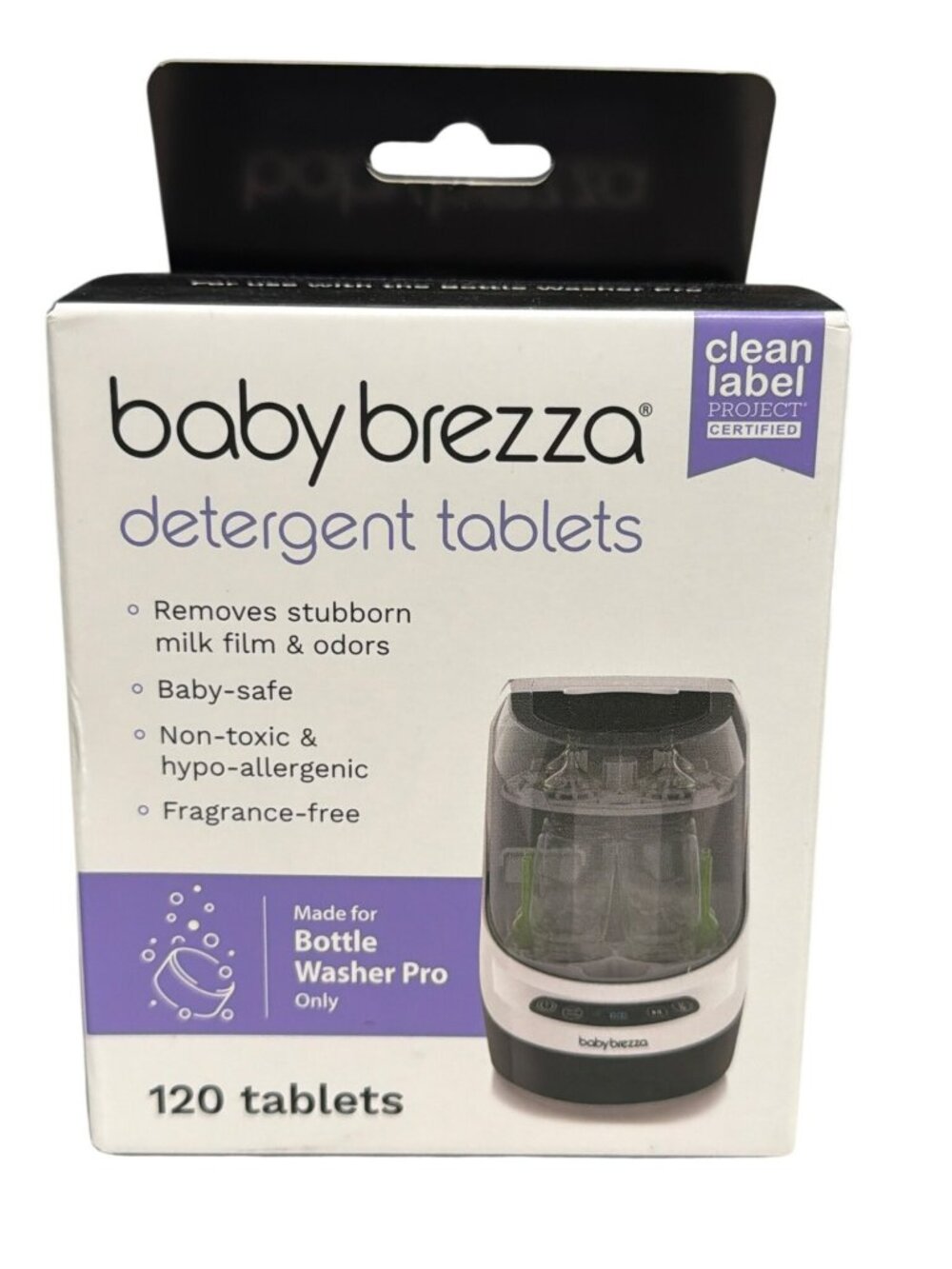 Baby Brezza Detergent Tablets 120 Count New